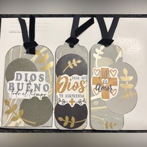 Spanish Religious/Spiritual Handmade Bookmarks